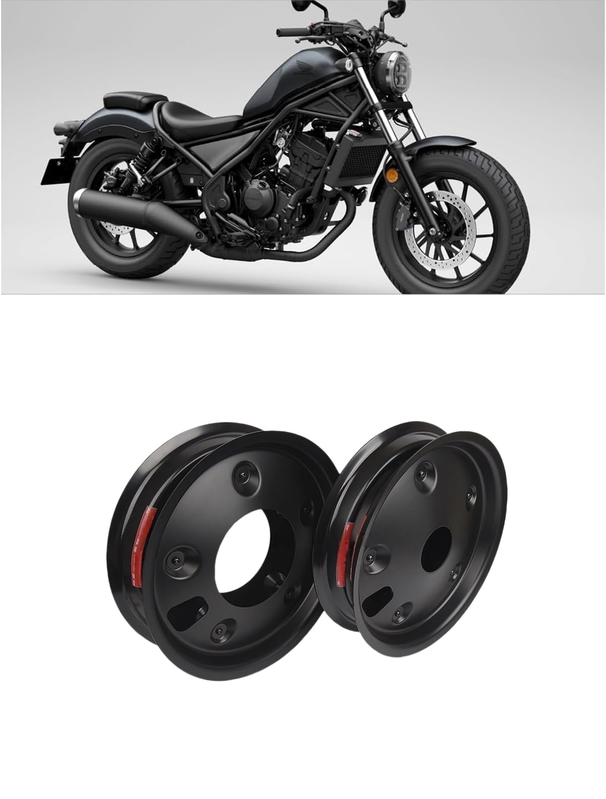 

VrayKnol For Honda Rebel CMX250/300/500 REBLE CMX250 SE 2017-2025 Fit Front and Rear Closed