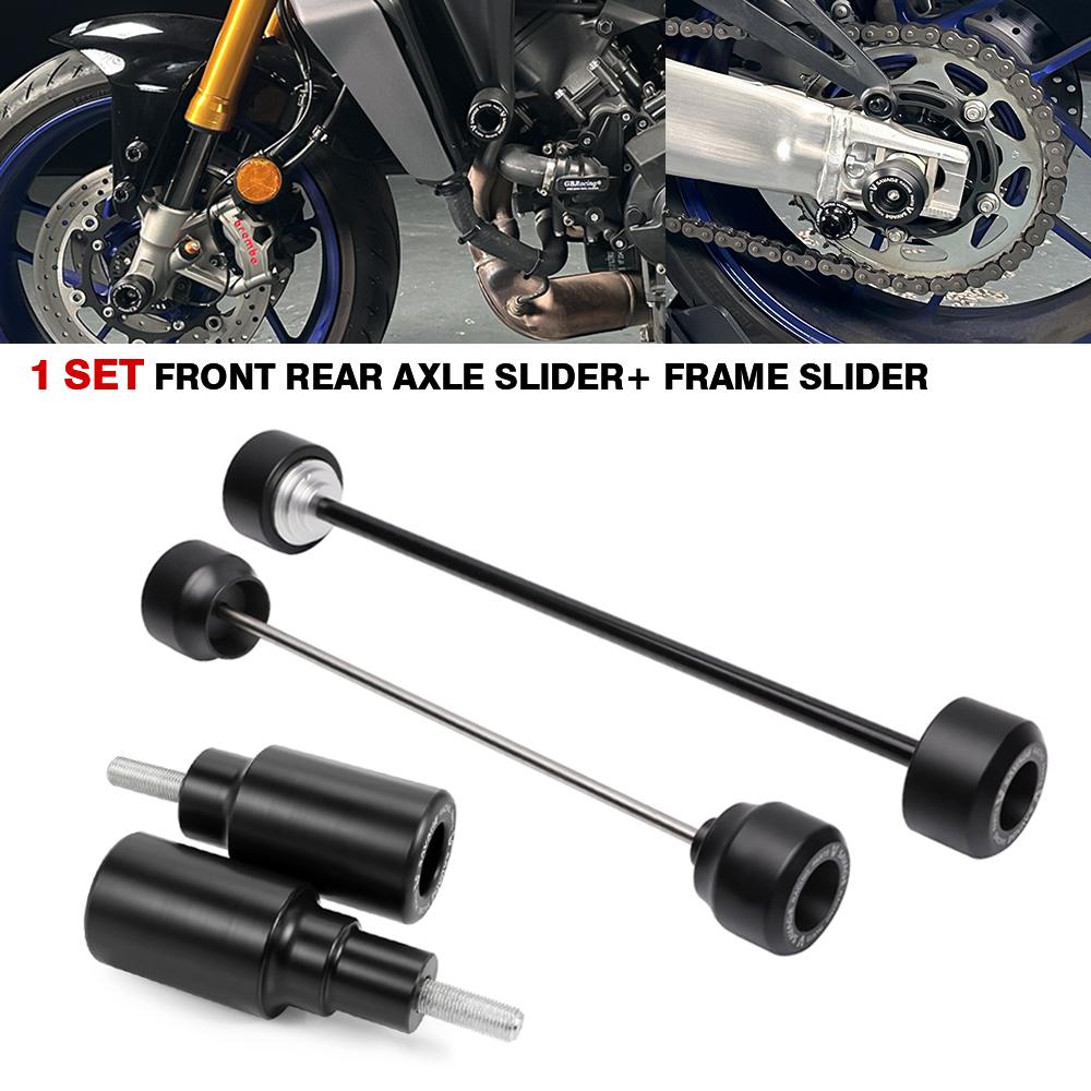 2025 For YAMAHA MT-09 Frame Fairing Crash Guard Wheel Fork Axle Slider MT09 SP 2026 Rear Swingarm Spools Front Fender Protector