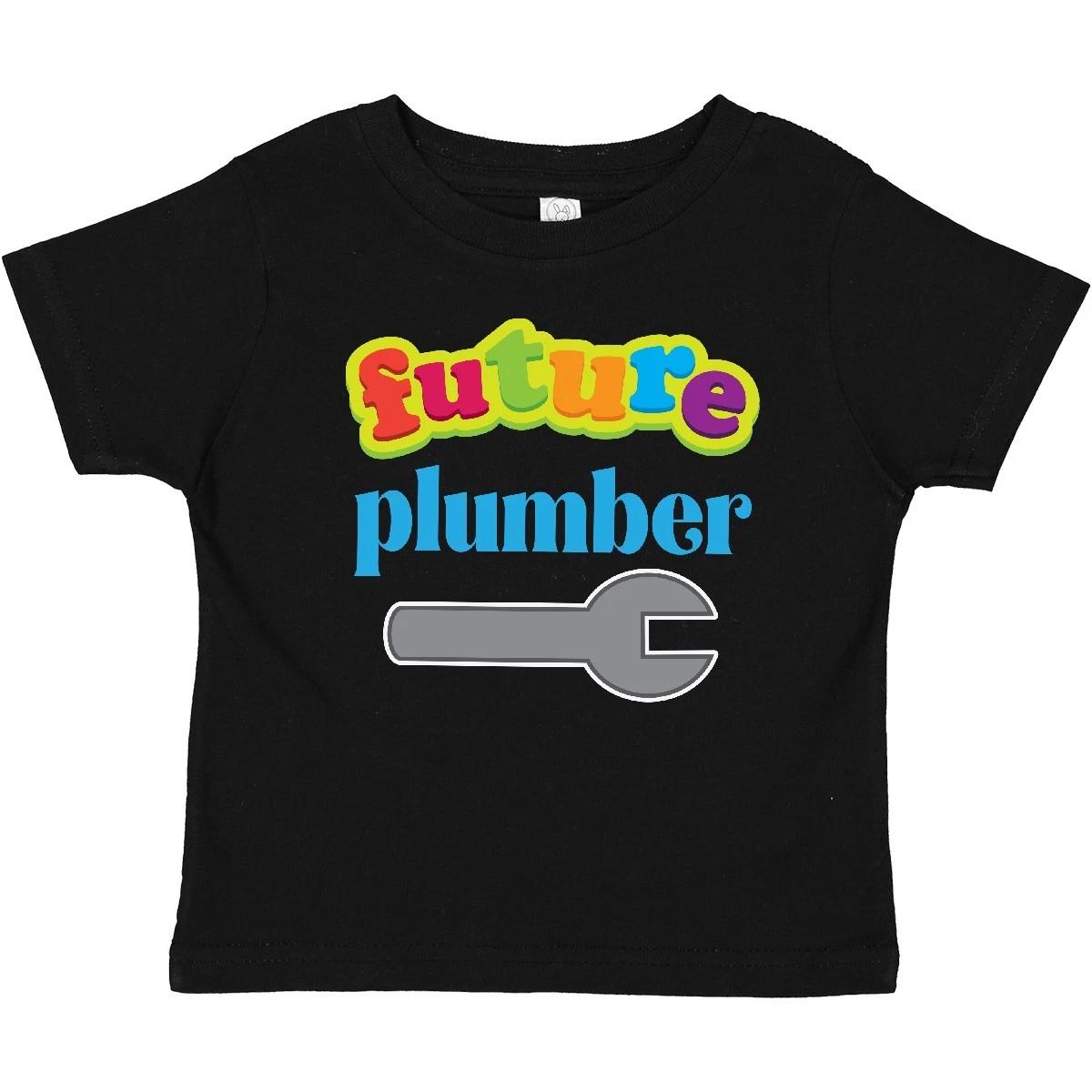 Inktastic Future Plumber Outfit Baby T-Shirt Clothes Tools Infant Tees Shower 160