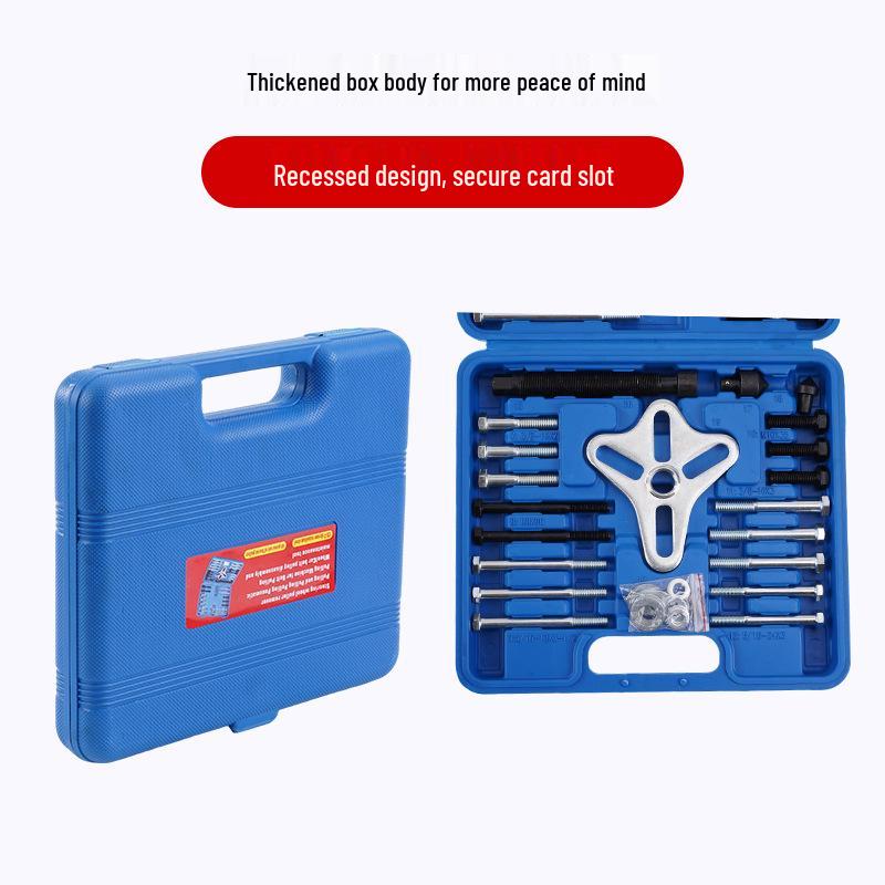 38-Piece Carbon Steel Steering Wheel Puller & Installation Tool Set