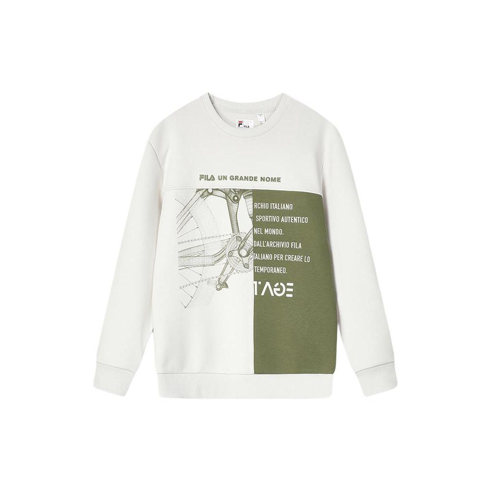 FILA Sweatshirt Men s White Sand Gray F11M418212F-GY L