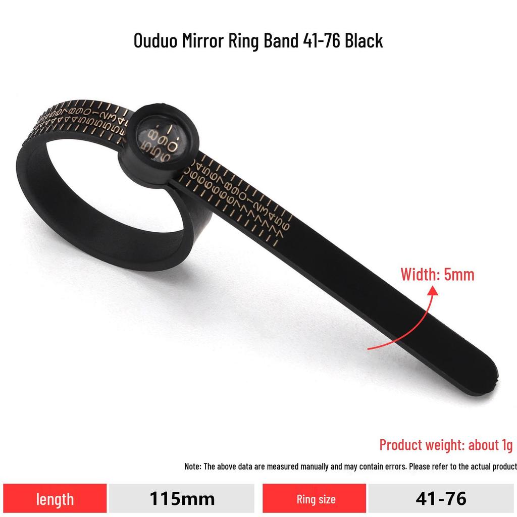 Adjustable Ring Sizer Belt for Finger Measurement