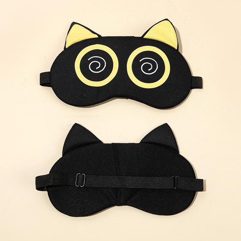 2025 Polyester Cartoon Sleep Eye Mask Cute Funny Eye Cover Sleeping Mask Travel Rest Eye Band Kids Eye shade Patch Blindfold