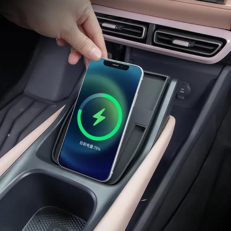 For BYD Seagull Car Wireless Charging Module Low-end Upgrade Mat15W Charger Silicone Pad Modification Auto Interior Accessories