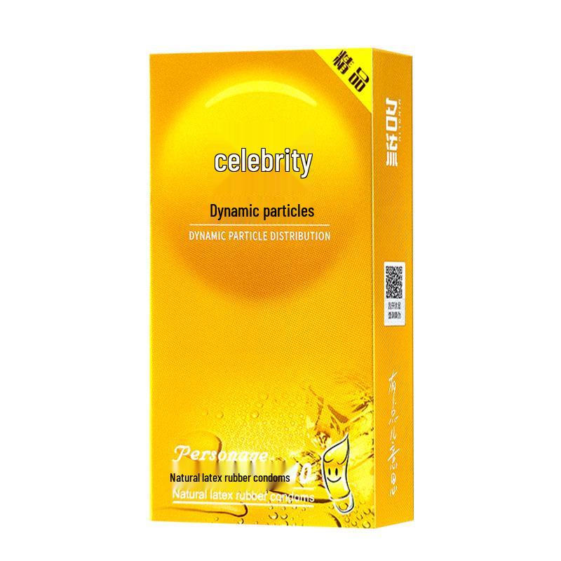 Celebrity Premium Hyaluronic Acid Ultra-Thin Dotted Ribbed Condoms