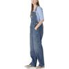 Levis Washed Loose Straight-Leg Denim Overalls Women Bottoms Indigo 85315-0017