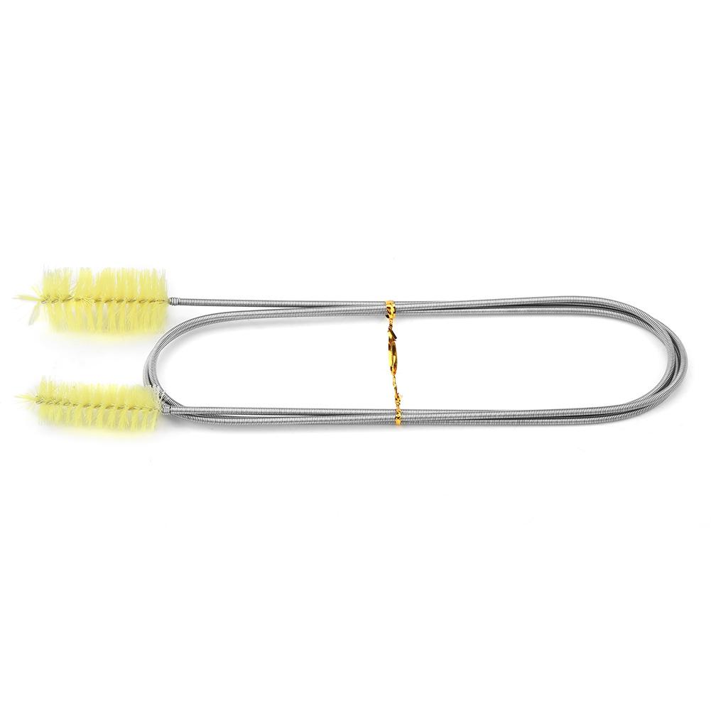 

Flexible Tube Aquarium Fish Tank Filter Brush Pump Hose Double Head Brush