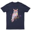 Mystical Rainbow Owl Fantasy T-Shirt Unisex Gift Retro Funny Nature Pet Lover