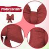 Bow Pillow Back Cushion Sofa Throw for Bedroom Office Holiday