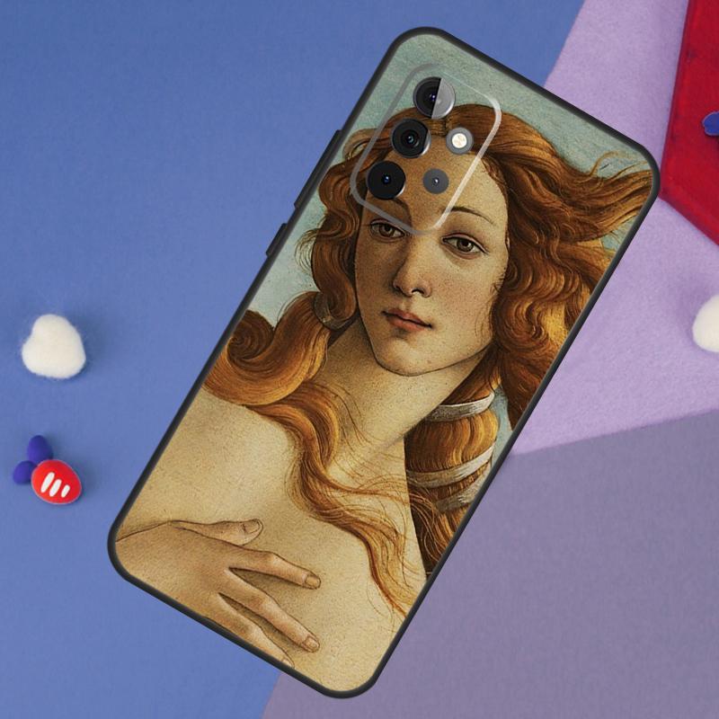 Art Painting Birth Of Venus Case For Samsung Galaxy A52 A53 A33 A13 A34 A54 A14 A35 A55 A15 A56 A36 A26 A16 A06 A22 A32