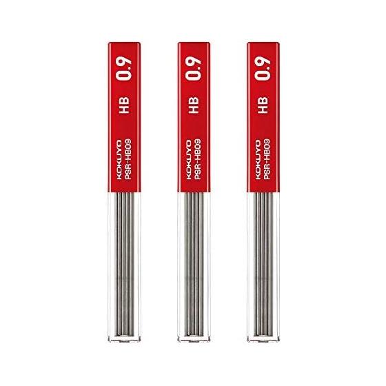 KOKUYO Mechanical Pencil Lead Refills, 0.9mm, HB, 3-Pack (25 leads x 3 packs) - Slim Stick Type, Designed to Complement Pencil Sharps