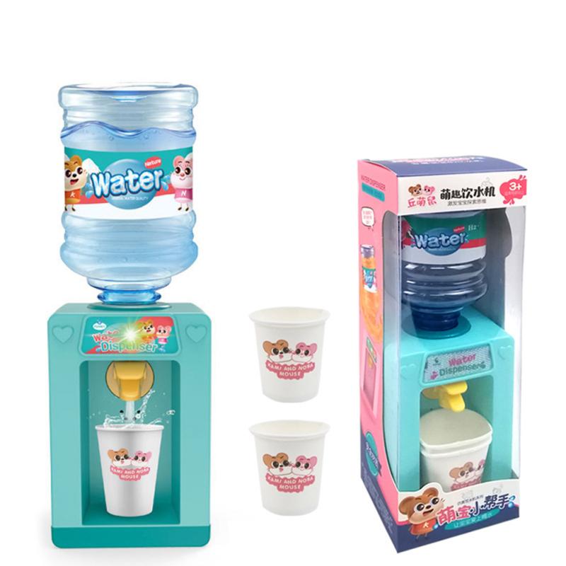 Kinder Mini Spaß Wasserspender Spielzeug Elektrisch Ton Licht Küche Spielhaus Werkzeug Farbig Klein