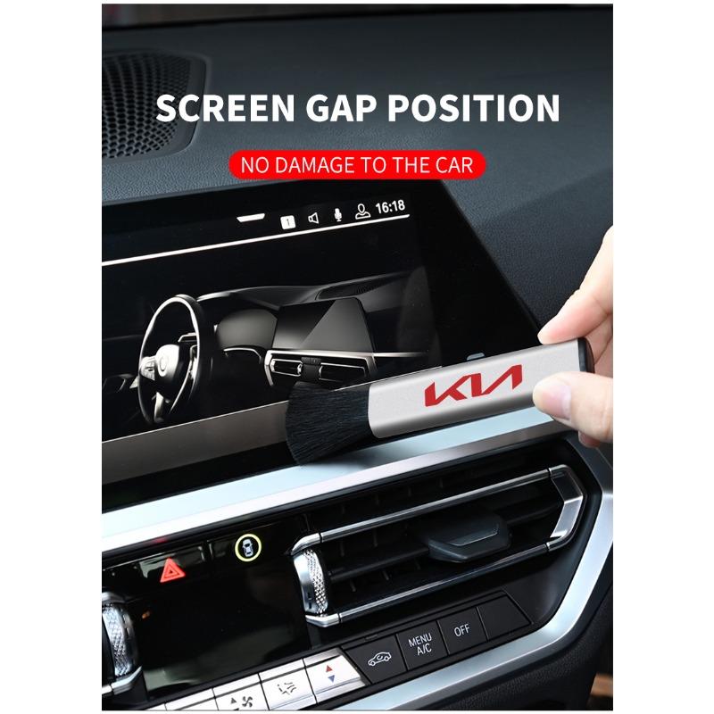 Car Cleaning Brush Soft Bristles Retractable Dust Removal Brush For KIA Rio Ceed Sportage Cerato Soul Sorento K2 K5 Flip