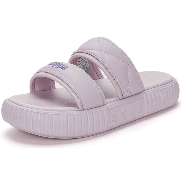 Kappa Comfortable Casual Stitching Non-Slip Wear-Resistant Slide Sandals Women Footwear Purple K0D45LT02D-4702