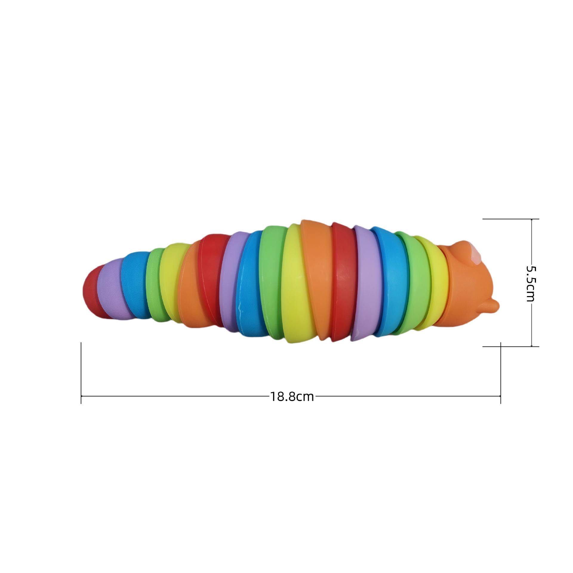 

Новая красочная радужная гусеница в стиле Douyin: Трансформируемая, обучающая игрушка для снятия стресса