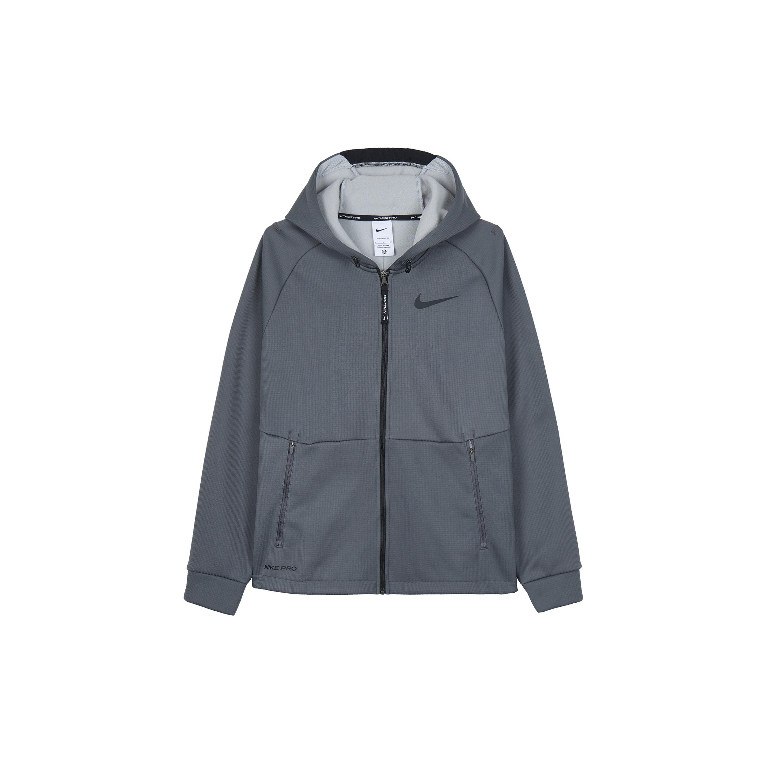 Nike logo zipped hooded jacket  Grey  Men s DD2125-068 S