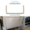 W222 Car Left Right Seat Storage Pocket Backrest Fixed Support Frame Trim For Benz S Class S300 S350 S450 S500 2014-2020