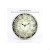 Unique Quartz Wall Clock Vintage Style Hollow Dial for Luxury Home