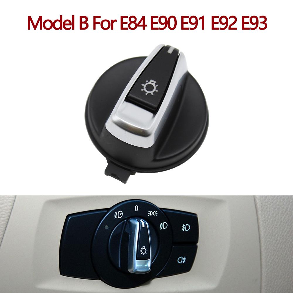 

Headlamp Switch Rotary Knob Button Cap For BMW 1 3 5 X1 X2 X3 X4 F10 F01 F25 F30 F32 E84 E90 61316803965 61319265300 61316932794 Model B E84 E90