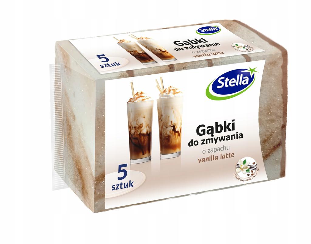Stella Gąbki Do Zmywania Duże Dwuwarstwowe Do Naczyń 5 Szt.
