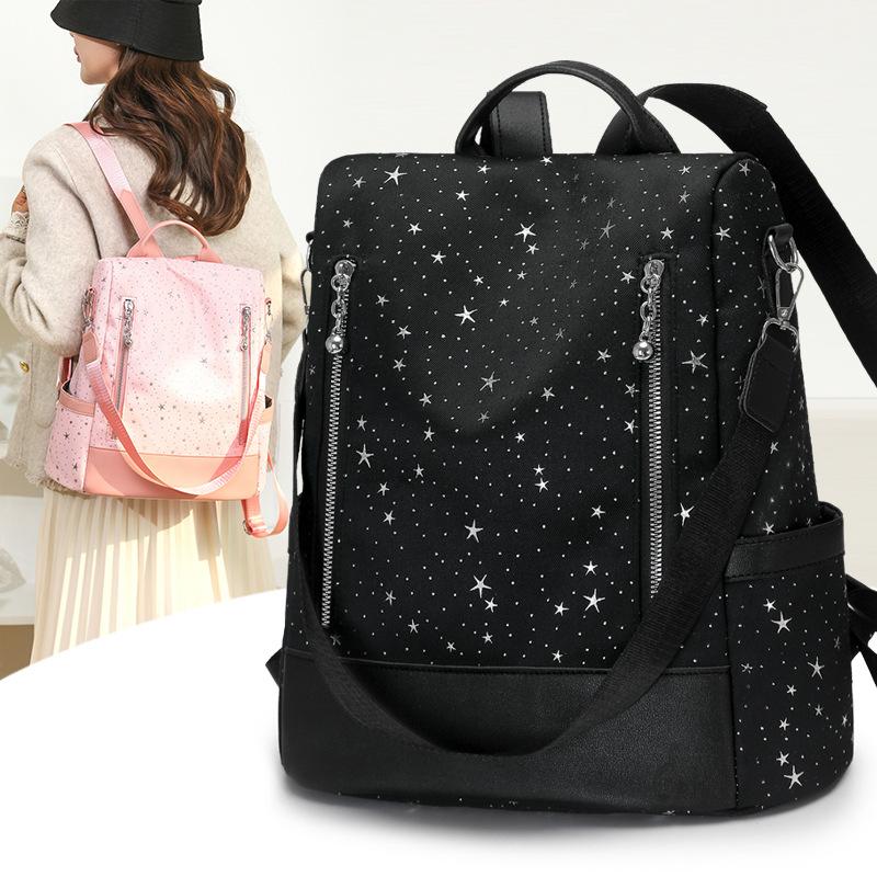 Dual Shoulder Bag, Water-resistant and Casual Women's Bag, Anti-theft, Student Dual Shoulder Bag