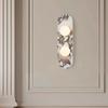 Nordic Luxury Room Decoration Wall Lamp Modern Design Natural Marble LED Wall Lamp Corridor Indoor Bedside Lighting Fixture