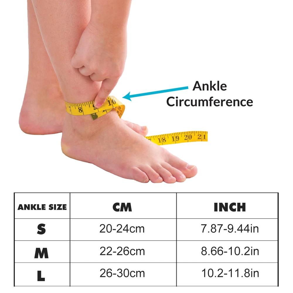 Compression Ankle Brace For Running Soccer Volleyball Sports Support Sprains Tendonitis Pain Relief Ankle Sleeve