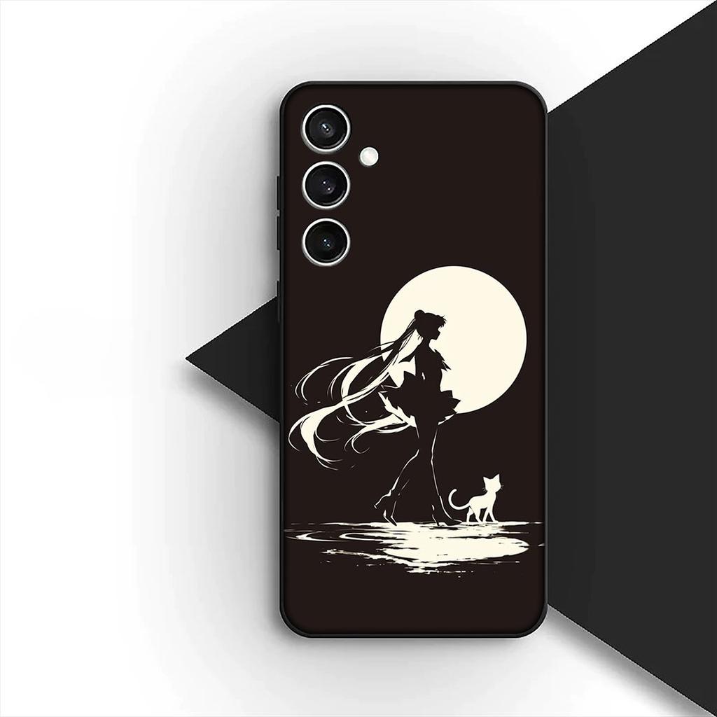 Cover for Apple iPhone 17 Pro XS Max Air 6 7 8 Plus 5 + SE 2022 SE2 16E 8+ Casing Phone Case Girl S-Sailors-Cartoon Moon