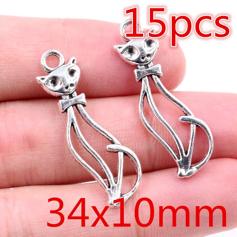 4-30pcs Animal Tree Flower Butterfly Alloy Metal Charms Pendant DIY Jewelry Making Accessories Findings for Earrings Necklace