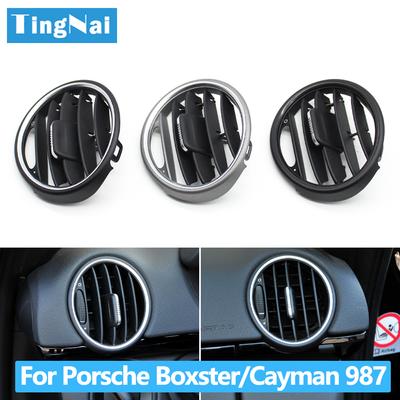 Araba Ön Dashboard Klima AC Havalandırma Izgarası Çıkış Paneli Porsche Boxster Cayman 987 2006 2007 2008 2009