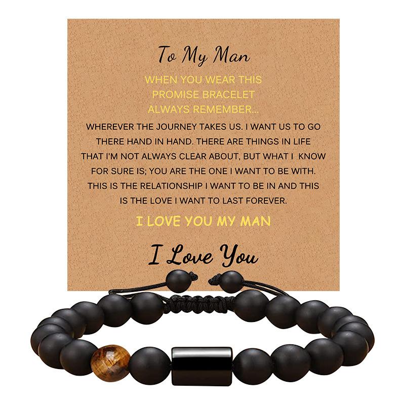 

JYL TS Bracelet 3-Piece Set Elastic Versatile Boosts Charm & Luck To My Man робін яйця, синім кольором