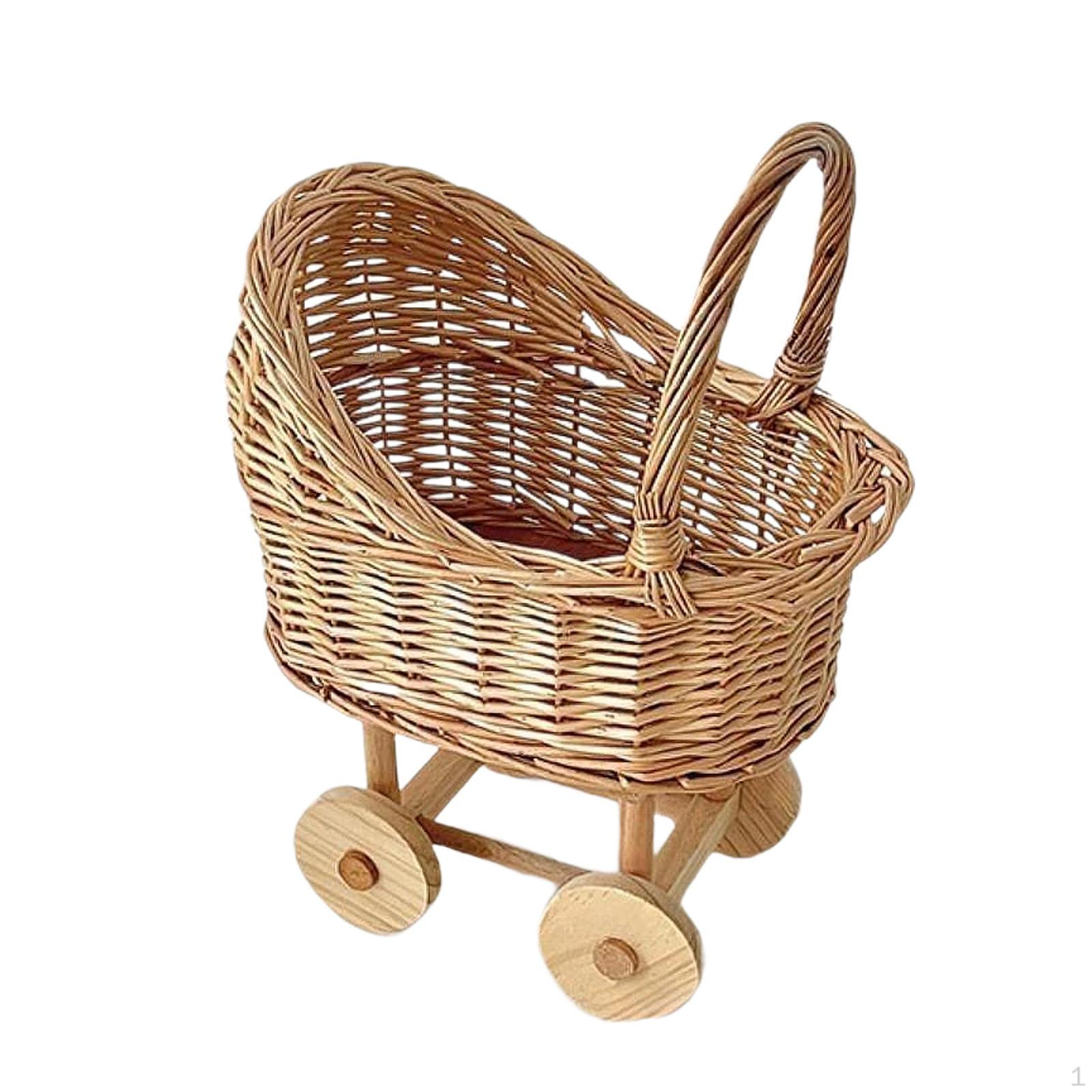 

Корзина в форме цветка Свадебные аксессуары Контейнер для фруктов и конфет Коробка для хранения Ручная плетеная S