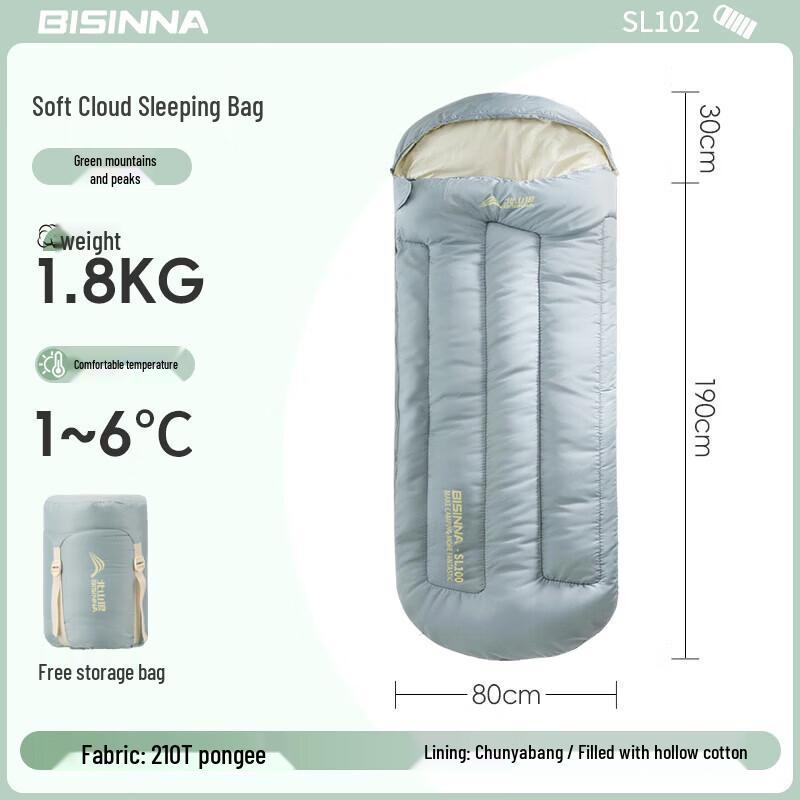 Beishanlang Adult Outdoor Portable Sleeping Bag