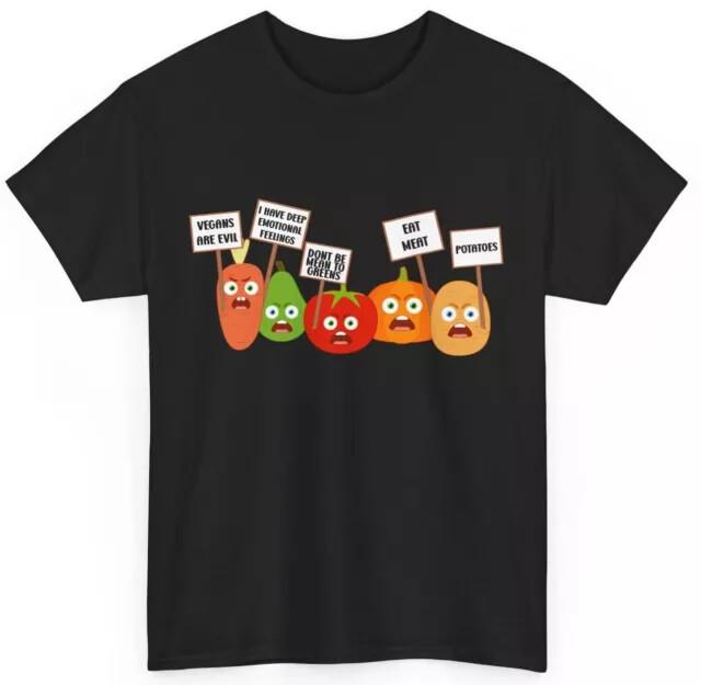 Vegetarian Shirt Vegan Food Lovers Women Men Cute Tshirt Unisex T-Shirt XXXL
