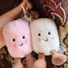 Cotton Candy Animal Plush Keychain With Soft Short Hair For Kids And Baby