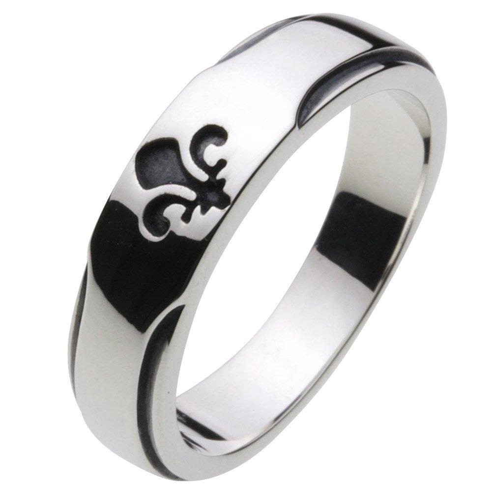 

Lily Band Ring 925 Silver r0265 29 [Cenote] [Silver Accessories] No.