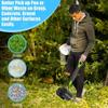 Long Handle Jaw Clamp Poop Scooper Heavy Duty Pet Waste Grabber Foldable Portable for Dogs Puppies Cats No Bend Tool
