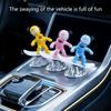 Inertia Skiing Figure Ornament Car Dashboard Decoration With Fun Motion Effect For Auto Lovers and Vehicle Interiors