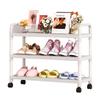 M-Modern-Freistehendes Schuhregal Einfaches Schuhregal Mehrschichtig Kleiner Schuhschrank Für den Eingang