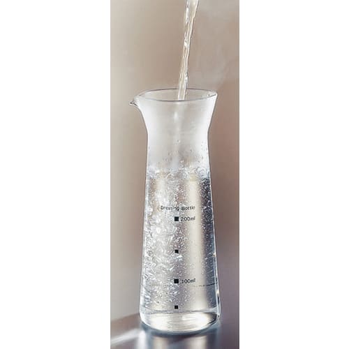 Iwaki Heat-Resistant Glass Dressing Bottle, 300ml, K5014-BK, KT5014-BK, Clear