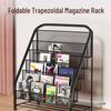 Multi-Layer Floor-Standing Newspaper and Magazine Display Rack
