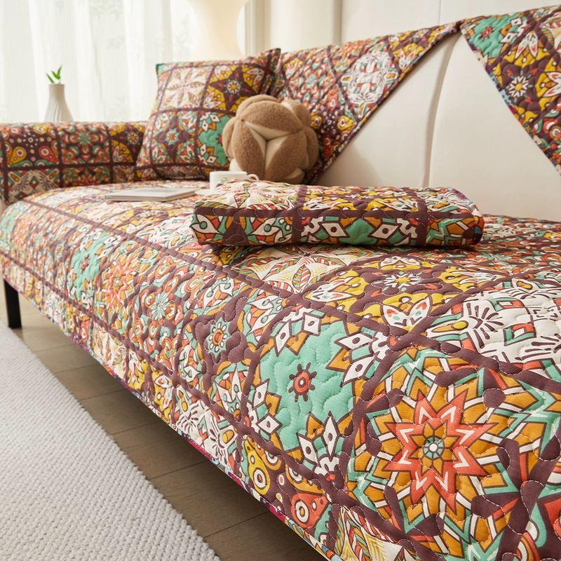 

Геометрический треугольник Скандинавский хлопковый диванный валик Нескользящий Круглогодичный Общие ткани Чистый хлопок Подушка Диванное полотенце Современный минимализм