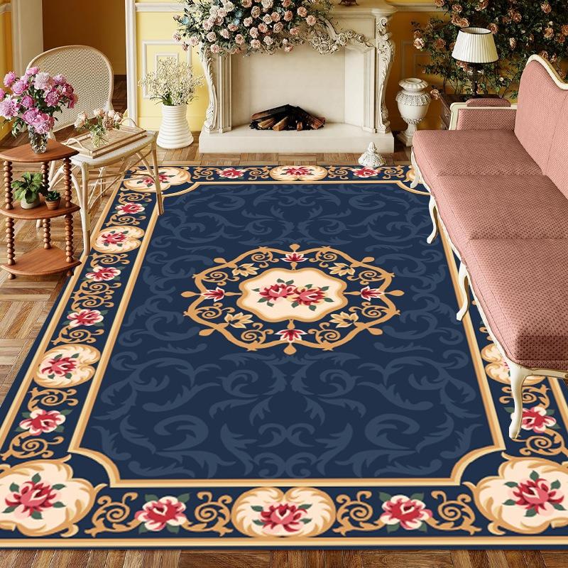 

Европа Персидский Стиль Ретро Цветы Ковер Гостиная Диван Спальня Прикроватный Кабинет Кухня Входная Дверь Коврик Нескользящий Декор Мат 40x60cm