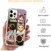 Cat Painting Case Compatible with iPhone 14 Pro, Cute Cat Phone Case for iPhone 14 Pro, Cool TPU Protective Phone Case Cover