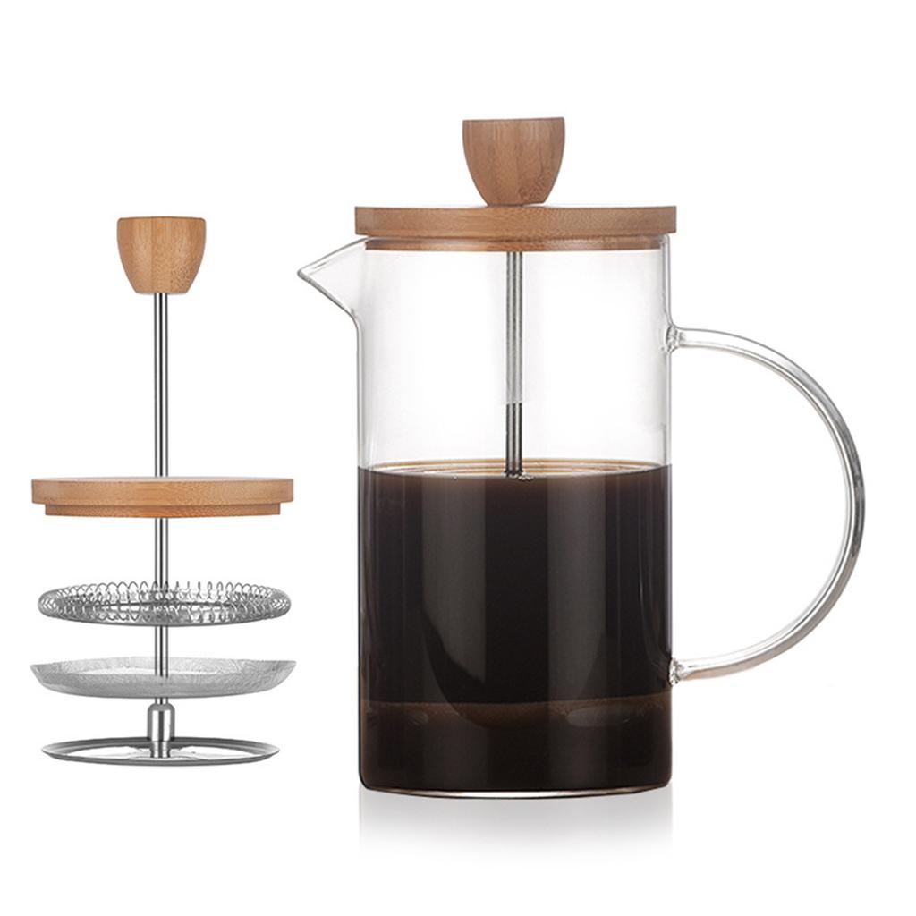 Versatile Home French Filter Press Pot Multi-Functional Perfect For Coffee Tea For Coffee Lovers