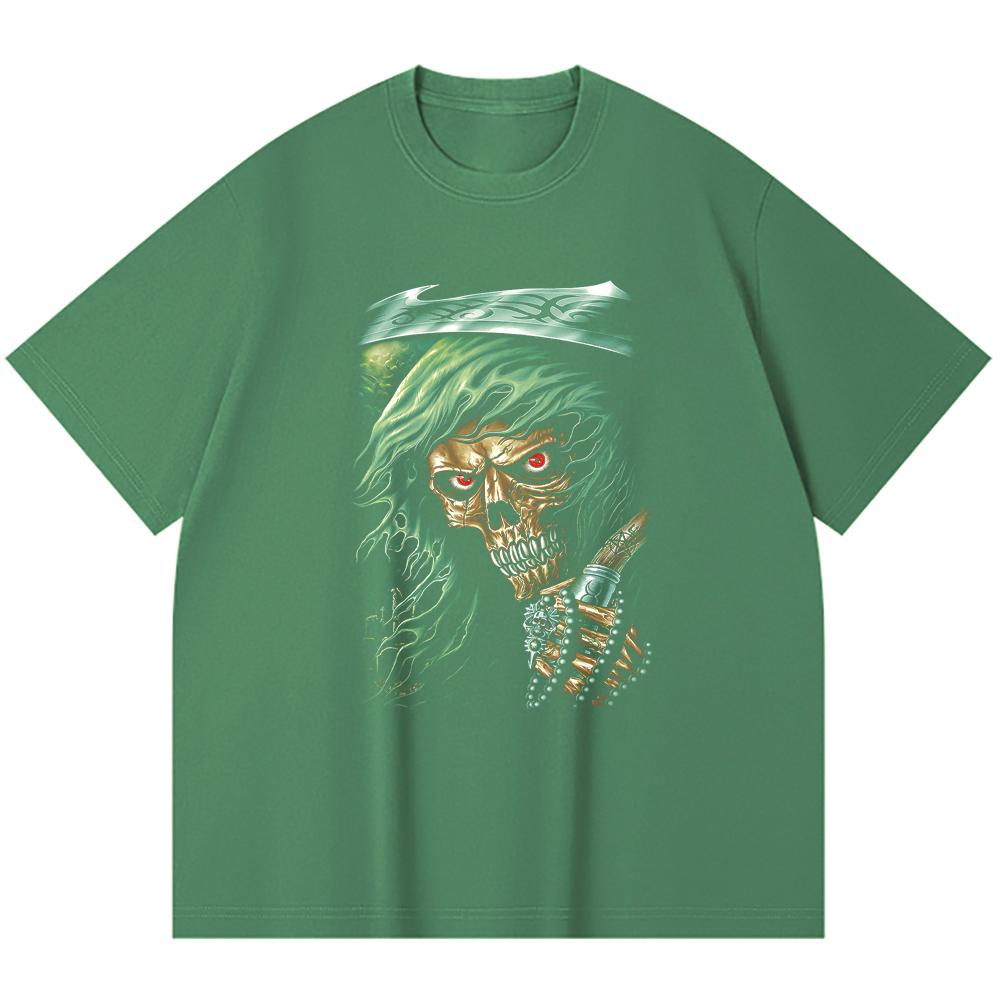230 Gsm 100% Cotton Heavy Metal T-Shirt  Rock Band Popular Music Print Unisex Heavy Cotton T Shirt