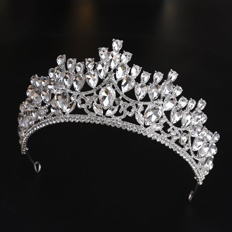 European & American Luxury Crystal Diamond Bridal Crown for Weddings & Birthdays