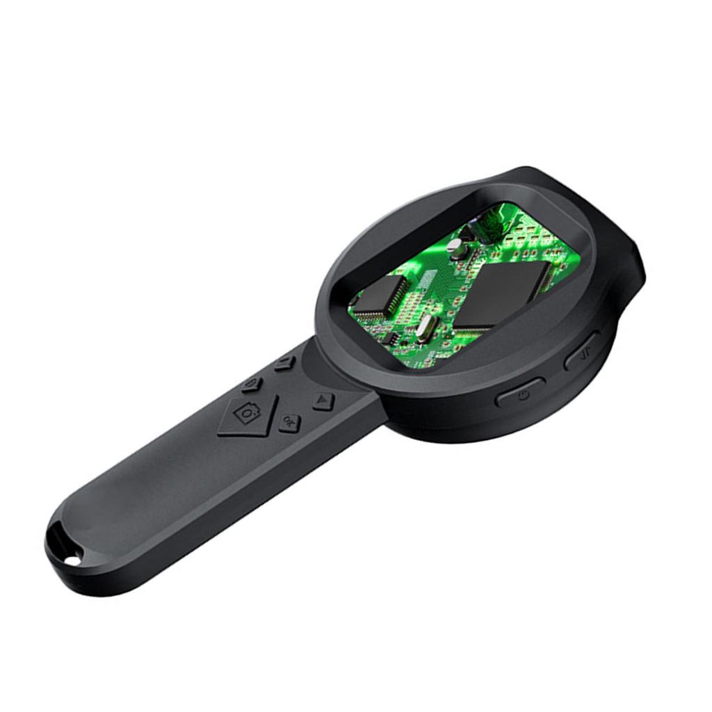 Lente d'ingrandimento digitale portatile Schermo IPS da 2,8 pollici Portatile Lente d'ingrandimento da 2 MP 1000X con luce 4 pulsanti di zoom 12 lingue