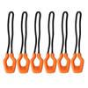 6PCS Universal Backpack Zipper Lanyard Multi-Purpose Anti Loss Luminous Purse Handbag Zipper Pulls Cord Replacement for Outdoor Sports Accessories