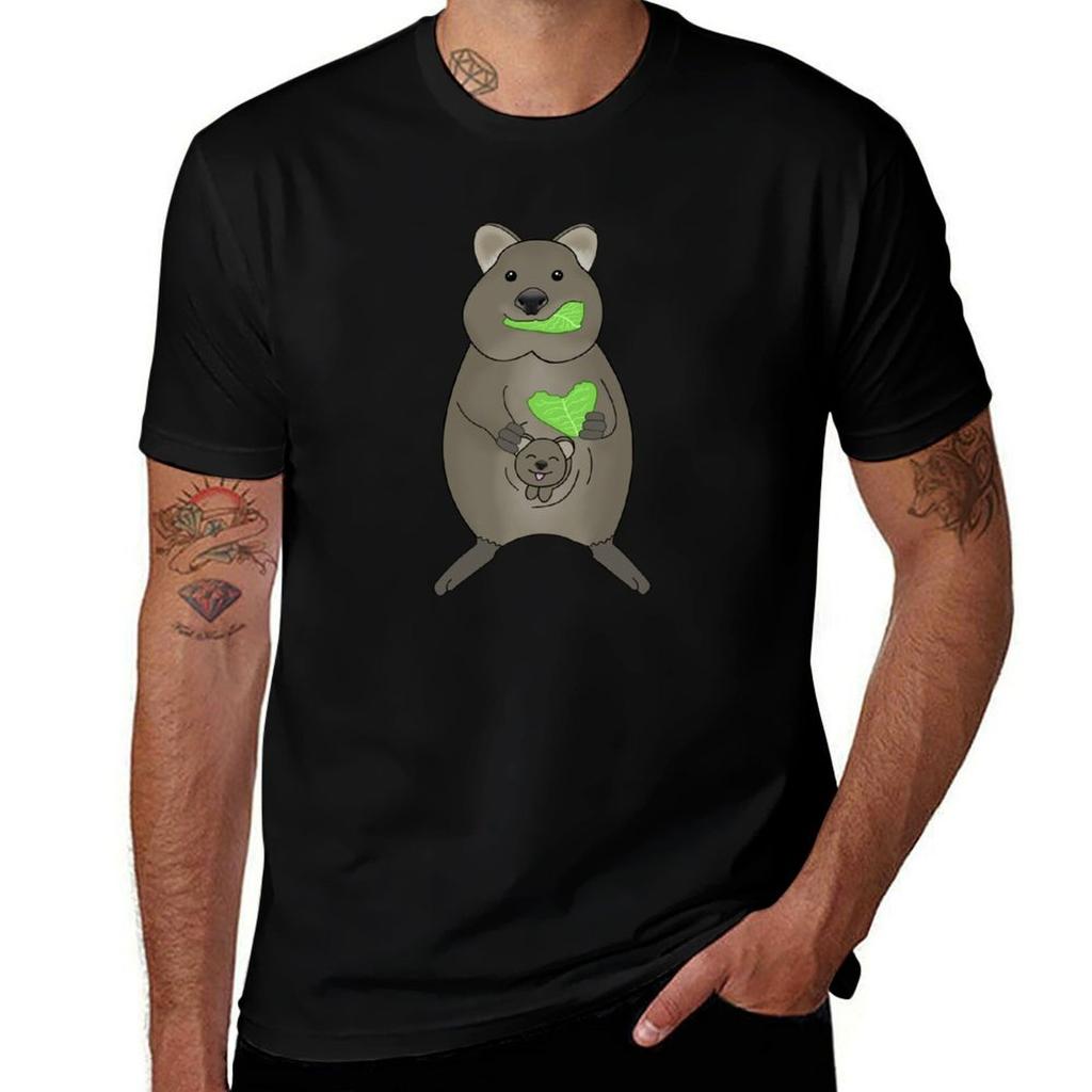 Quokka TShirt Basic Casual Wear Short Sleeve Top